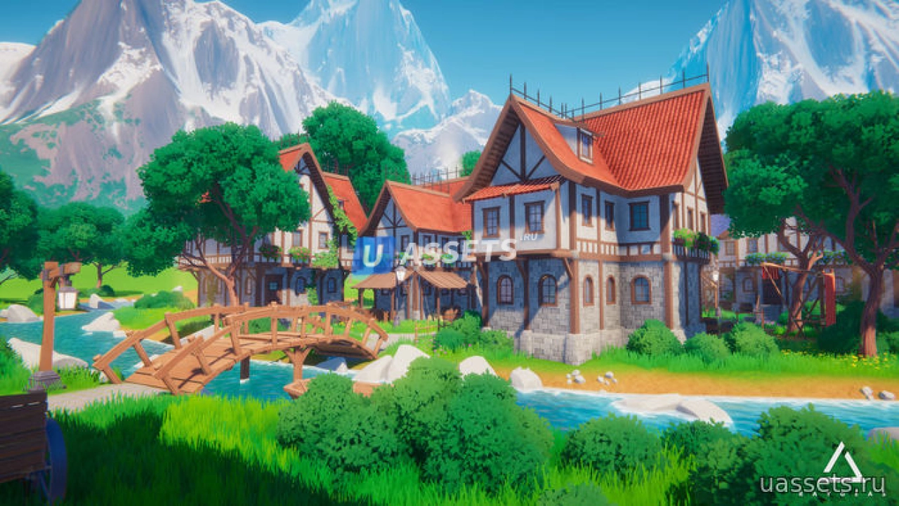 Screenshot #2 - SUNTAIL - Stylized Fantasy Village
