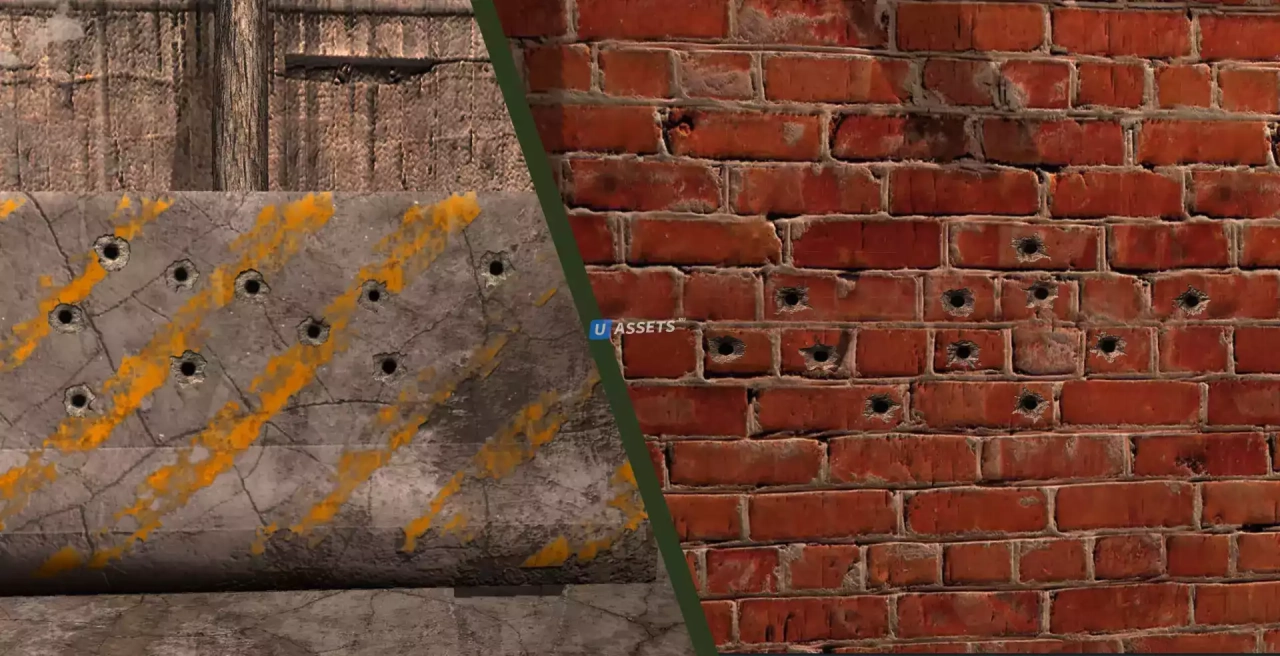 Screenshot #1 - Bullet Impact VFX and Bullet Hole Decals With Sounds
