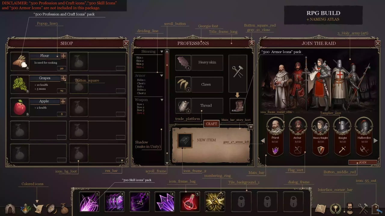 Screenshot #3 - Medieval Kingdom UI