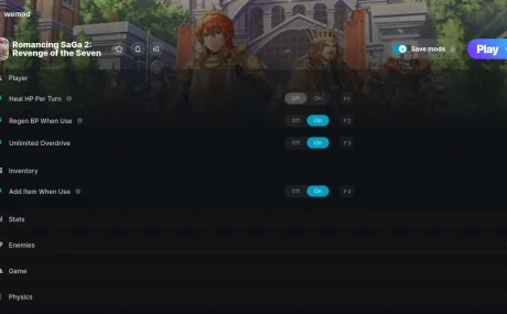 Romancing SaGa 2: Revenge of the Seven 20+ Trainer PC Mod