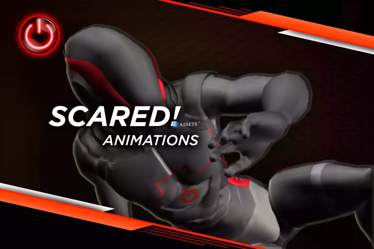 Screenshot #1 - SCARED! - Mocap Animation Pack