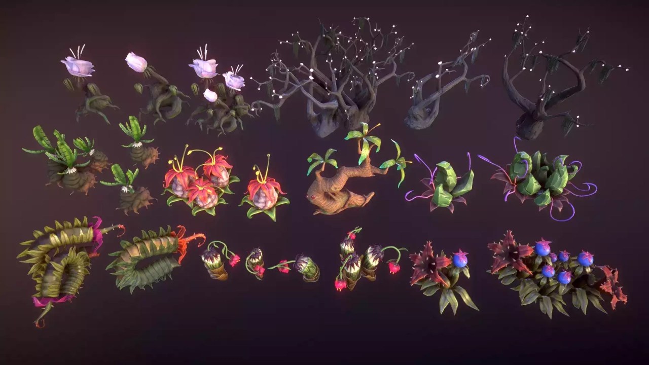 Screenshot #1 - Fantasy plants 3