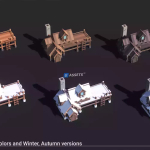 Screenshot #3 - Fantasy Village Pack - Low Poly 3D Art