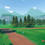 Screenshot #3 - Idyllic Woodlands - Stylized Fantasy RPG Environment