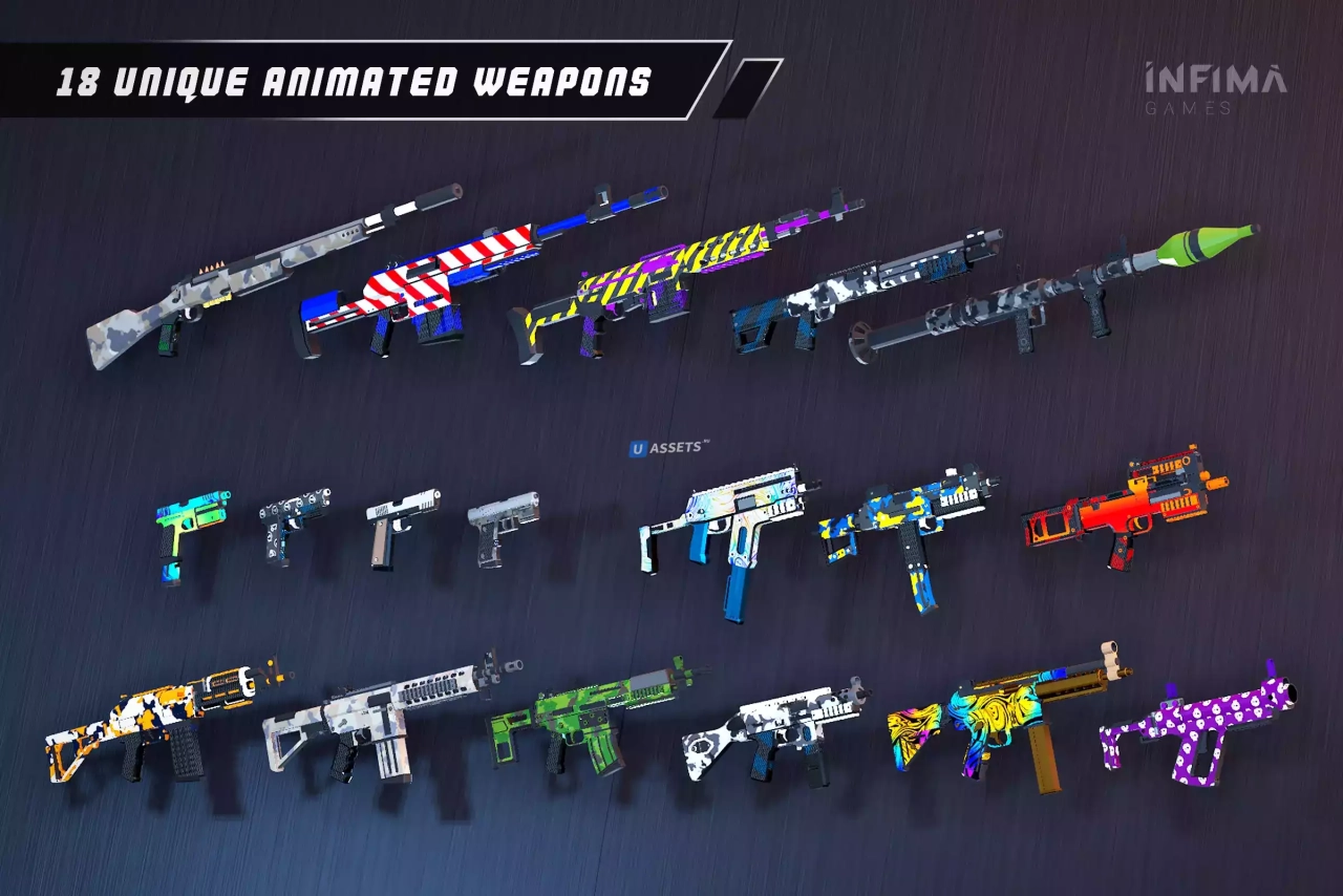Screenshot #4 - Low Poly Shooter Pack