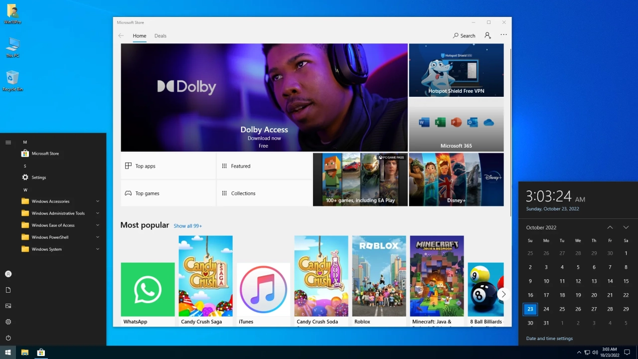 Screenshot #6 - Windows 10 Pro 22H2 19045.2130 x64 by SanLex [Universal]