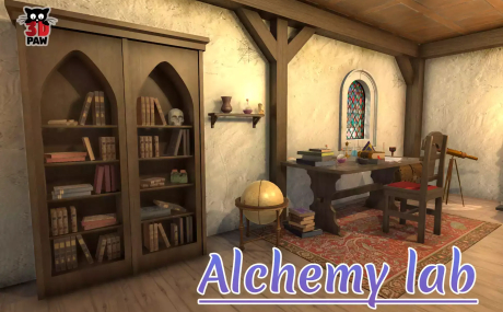 Alchemy laboratory