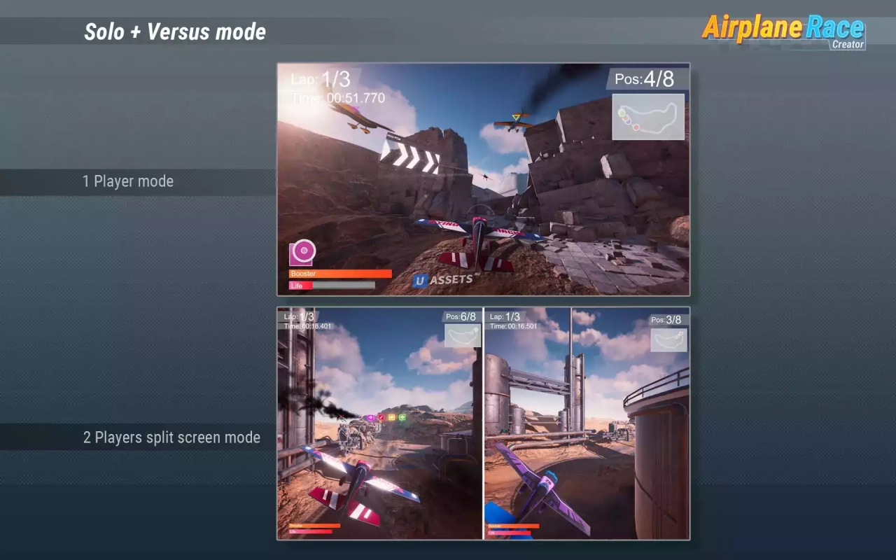 Screenshot #1 - Airplane Race Creator