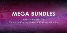 MEGA bundle of +150 motion packs for iClone (8 GB)