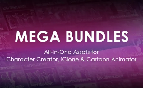 MEGA bundle of +150 motion packs for iClone (8 GB)