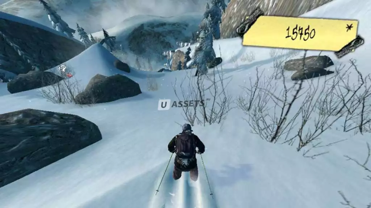 Screenshot #2 - Mobile Ski Game with Tilt Controls