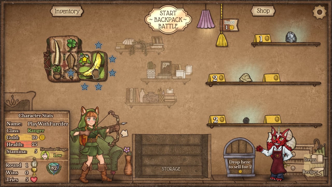 Screenshot #1 - Backpack Battles