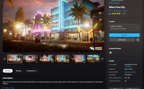Miami Vice City (Unreal Engine)