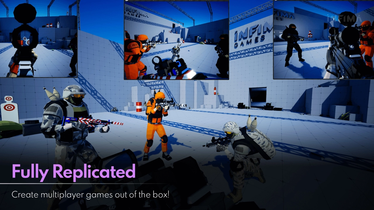 Screenshot #2 - UE5 Low Poly Shooter Pack v6.0 in Blueprints