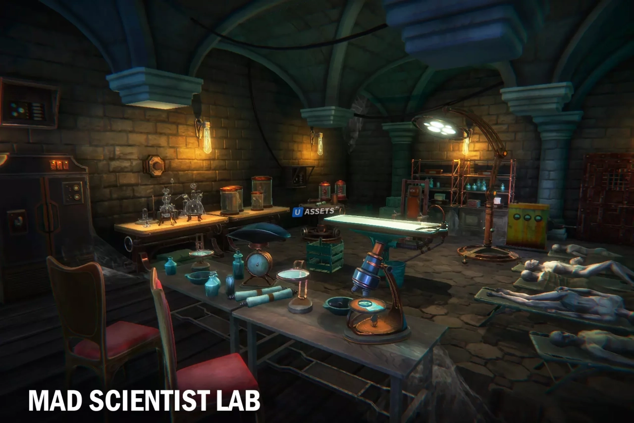 Screenshot #1 - Mad scientist lab props pack