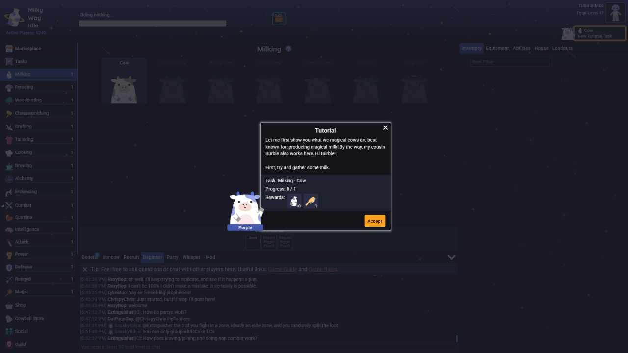 Screenshot #1 - Milky Way Idle