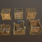 Screenshot #3 - Stylized Wood Props Pack