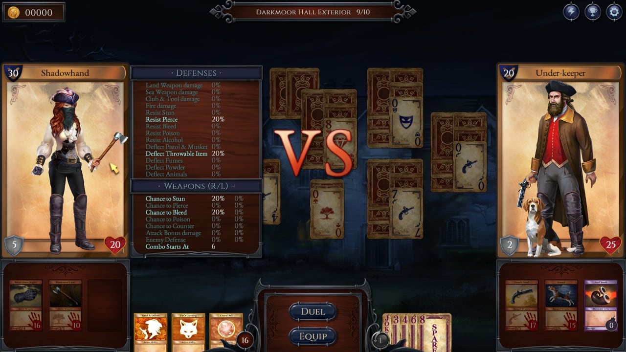 Screenshot #1 - Shadowhand: RPG Card Game