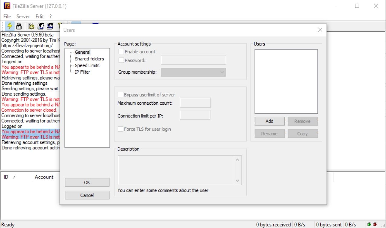 Screenshot #3 - FileZilla Pro Enterprise Server 1.8.8 [Full]