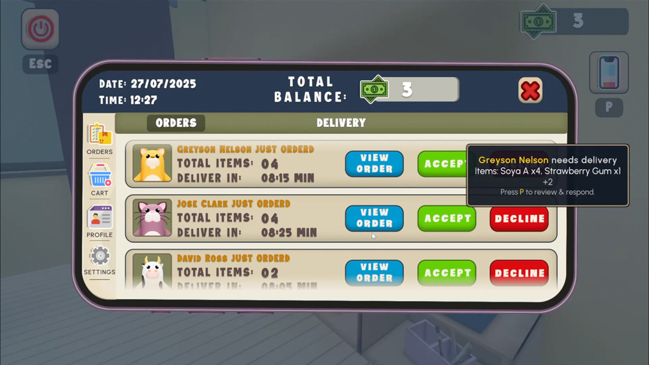 Screenshot #1 - Delive R us