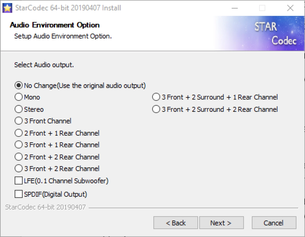 Screenshot #6 - StarCodec