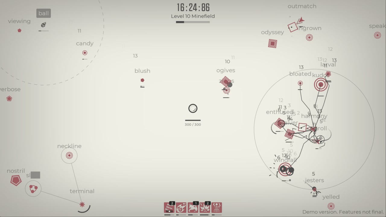 Screenshot #2 - Glyphica: Typing Survival
