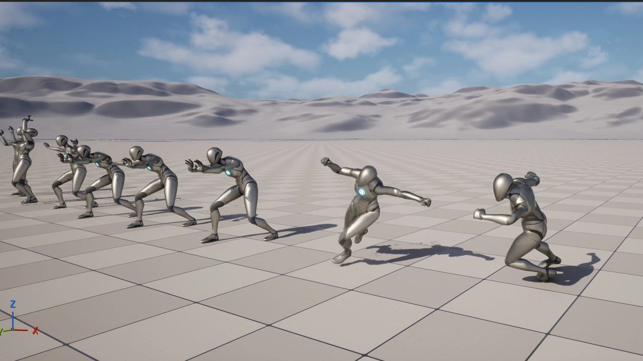 Screenshot #3 - Fire Power Ability Animation Pack (UE5.7)