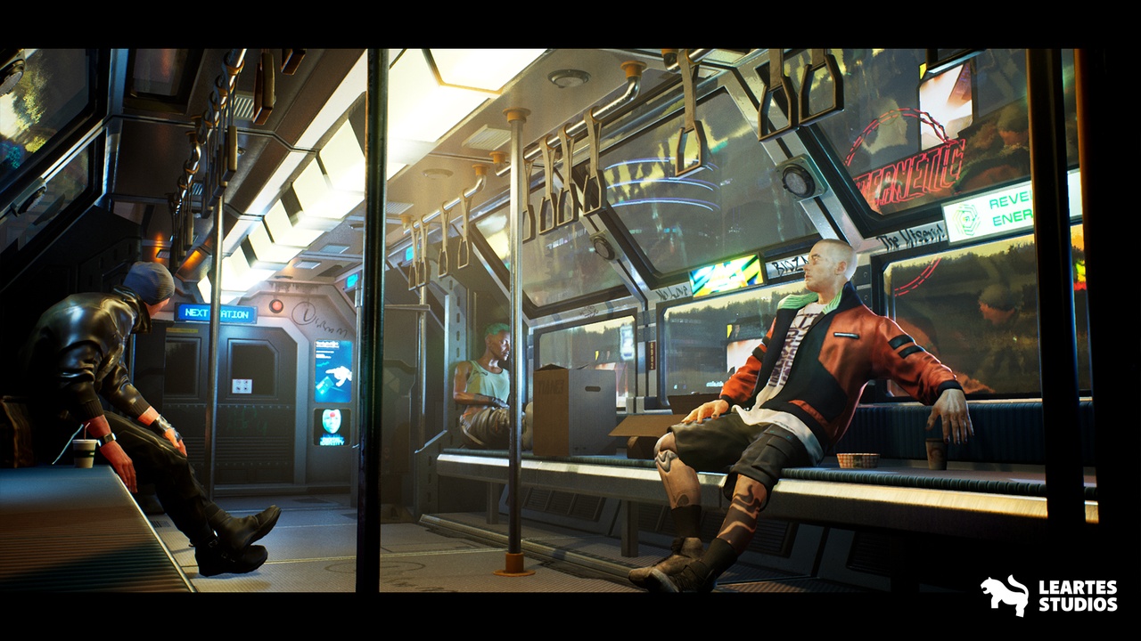 Screenshot #10 - Cyberpunk Gigapack ( Modular Cyberpunk Environment / Cyberpunk Characters ) UE5.7