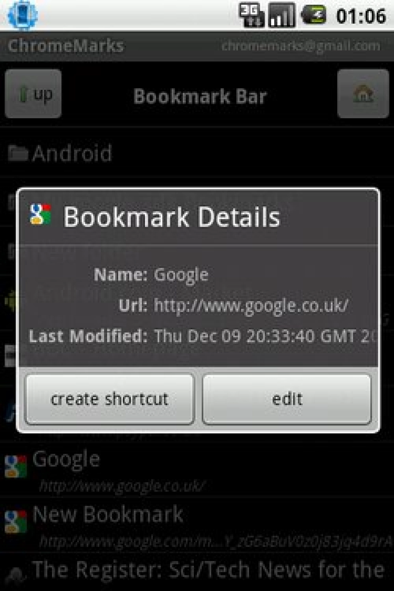 Screenshot #2 - CHROMEMARKS 2013.04.08