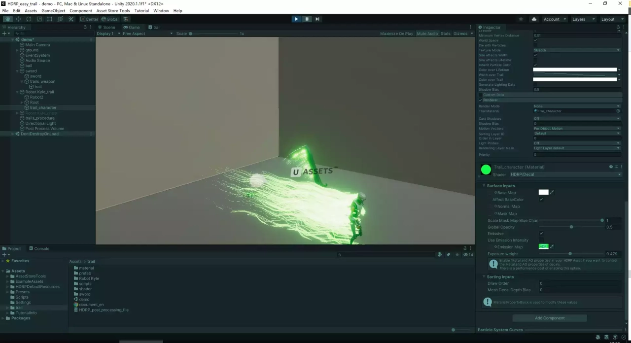 Screenshot #4 - Easy Trail Effect (HDRP)