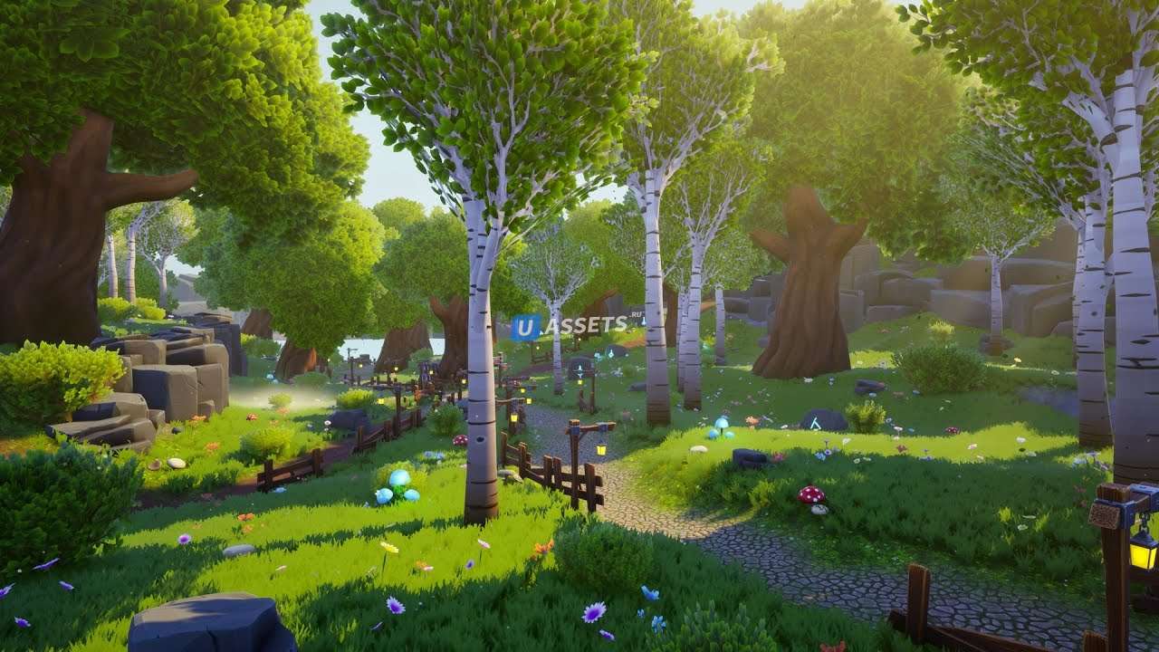 Screenshot #2 - Stylized Fantasy : Forest Environment