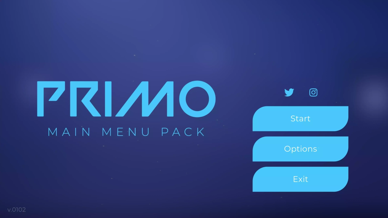 Screenshot #1 - Primo - Minimalist Main Menu Pack