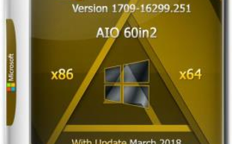 Windows 10 v1709 (16299.251) AIO 60in2 adguard