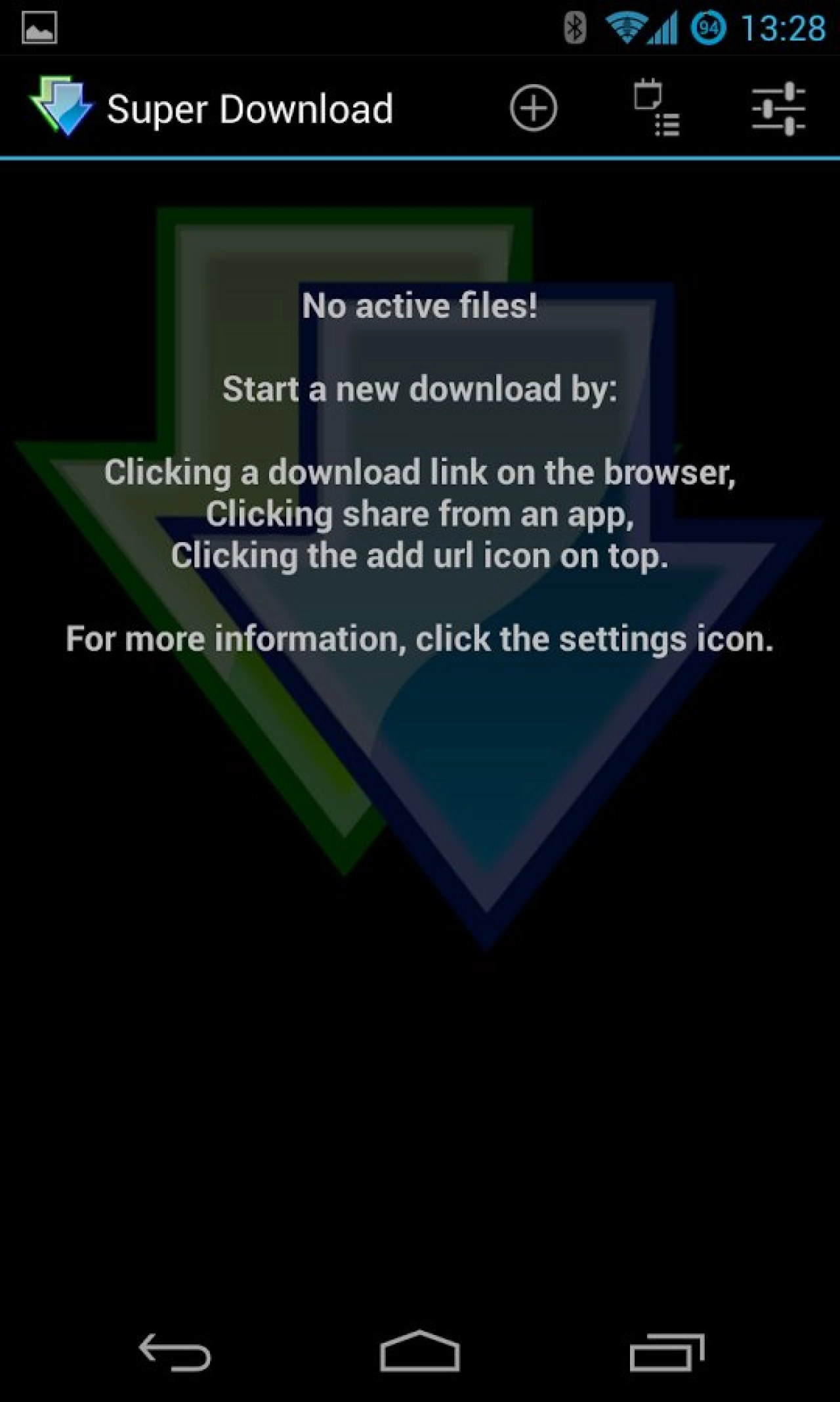 Screenshot #1 - SUPER DOWNLOAD LITE 1.5