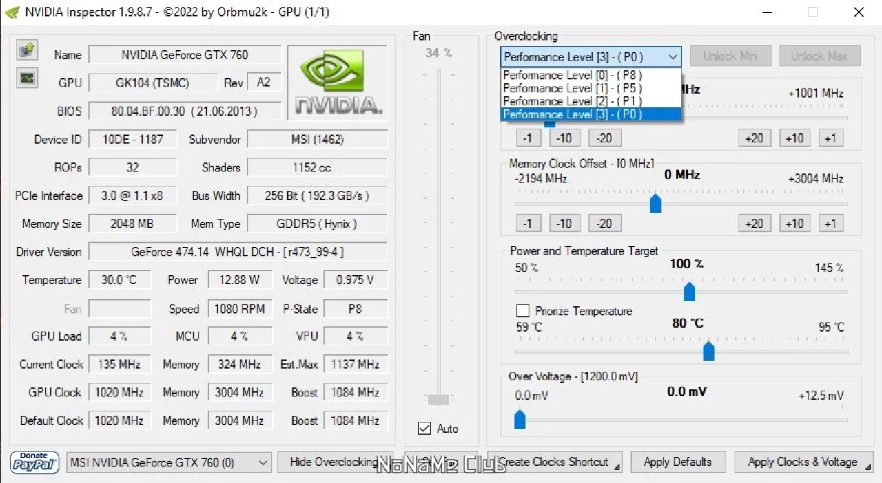 Screenshot #2 - NVIDIA Inspector 1.9.8.7 Beta