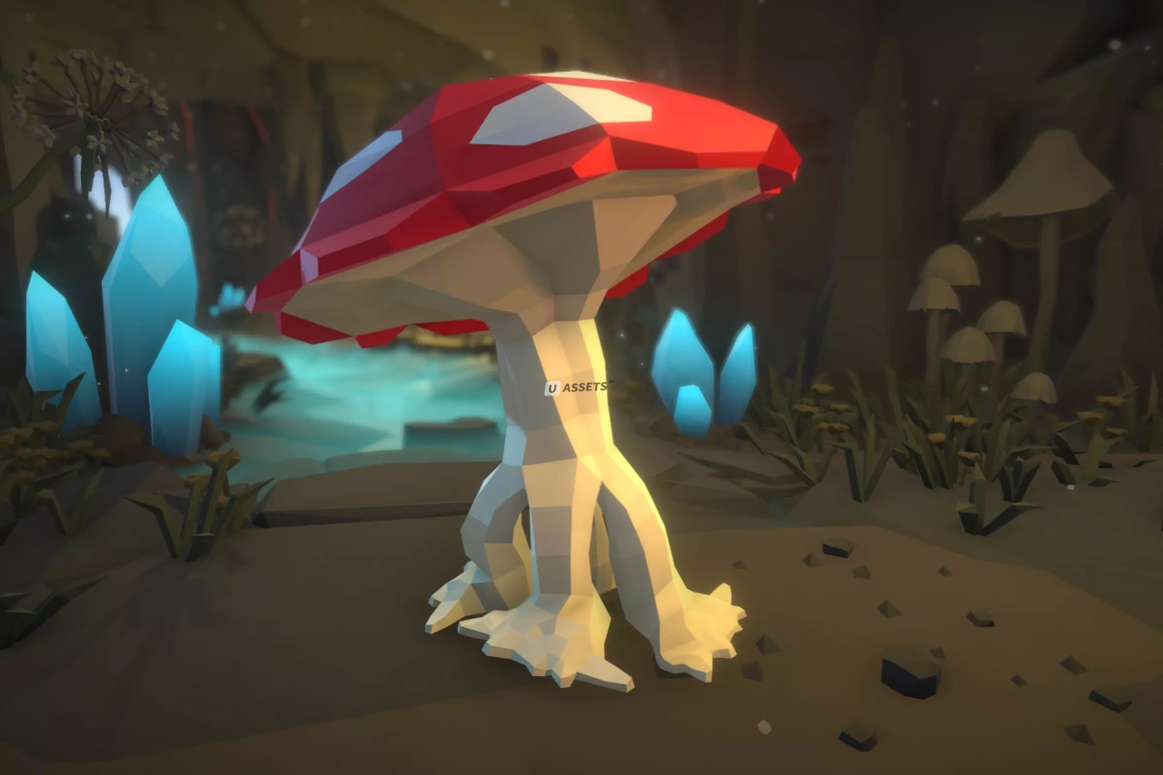Screenshot #2 - Low Poly Character - Mushroom Monster - Fantasy RPG