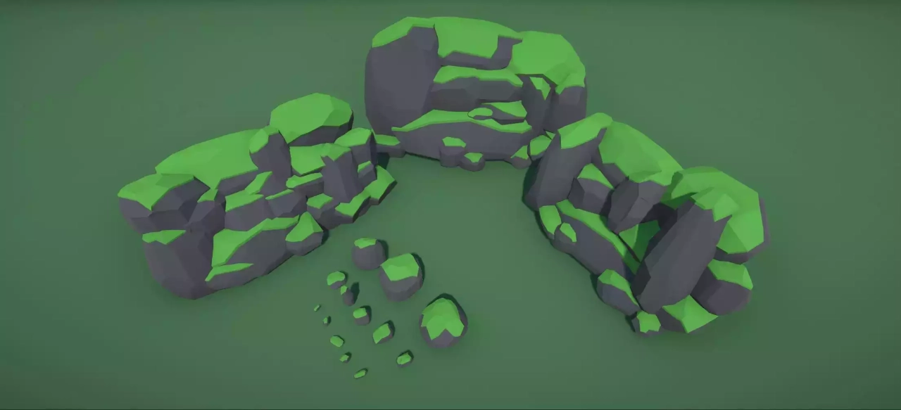 Screenshot #3 - Rocks Pack - Low Poly Nature