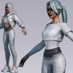 Screenshot #3 - Stylized Modular Character (Female)