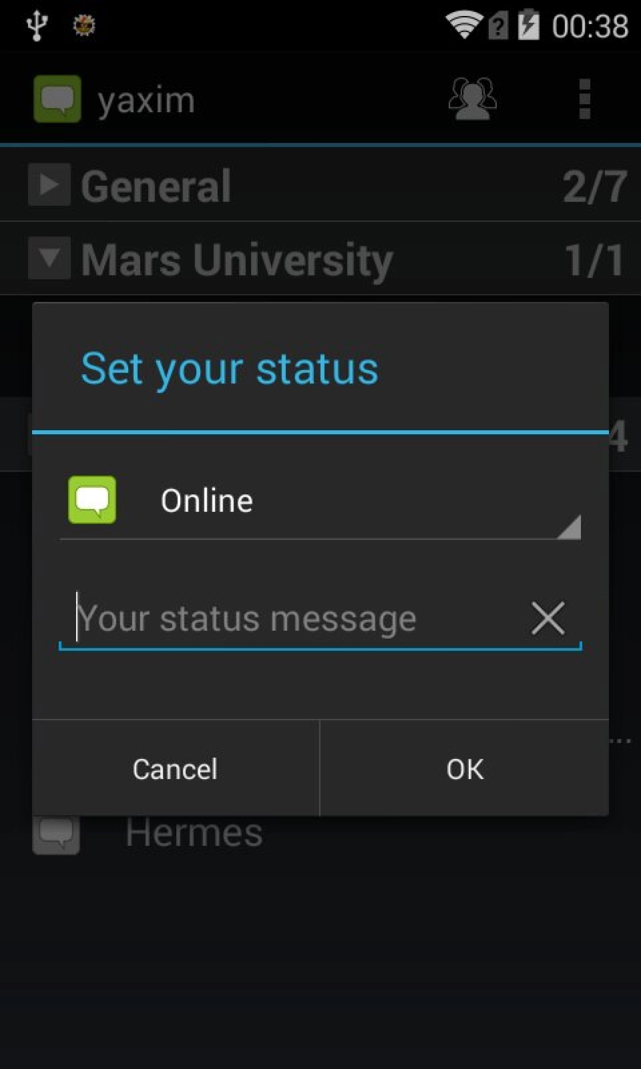 Screenshot #6 - YAXIM 0.9.9B
