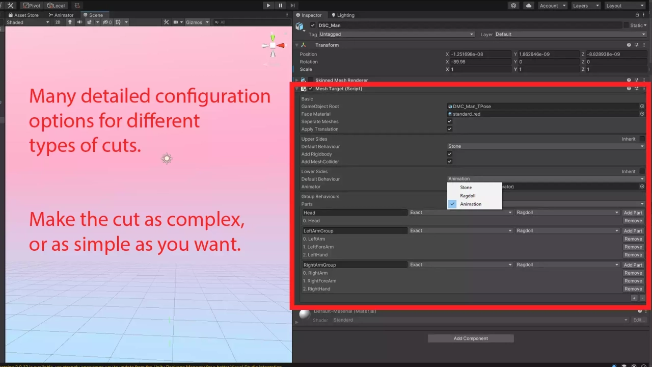 Screenshot #3 - Dynamic Mesh Cutter