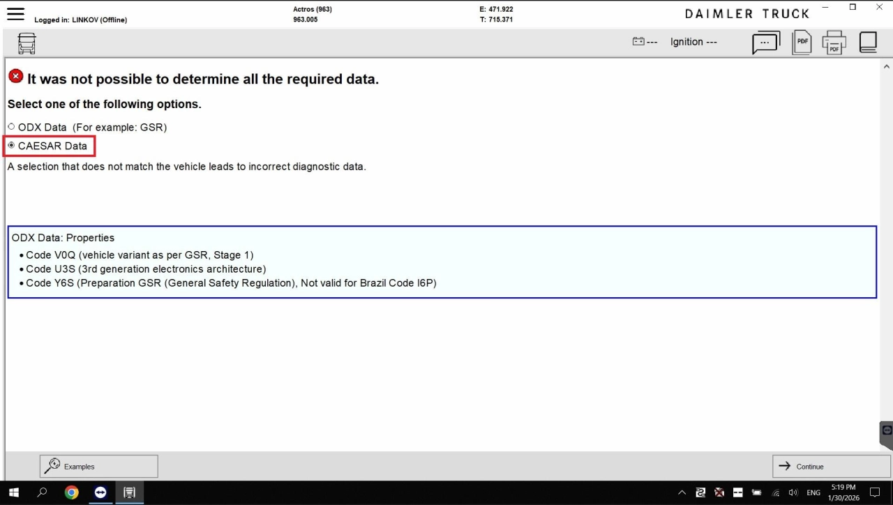 Screenshot #3 - Daimler Truck 01.2026 C4 VCI (Xentry Trucks) (Acronis)