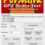 Screenshot #1 - FurMark