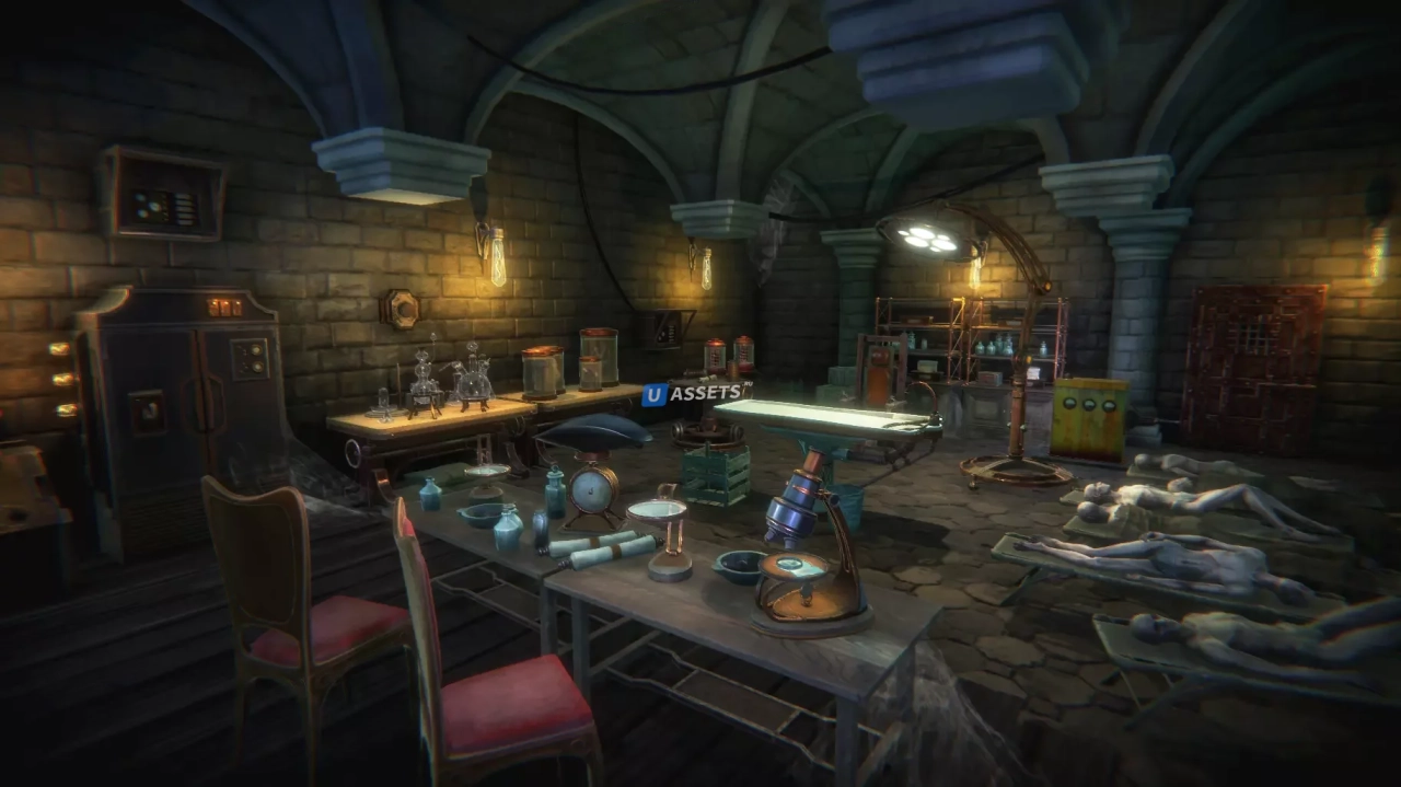 Screenshot #2 - Mad scientist lab props pack
