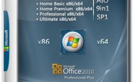 Windows 7 Ultimate SP1 x86/x64 9 в 1 с Office 2010