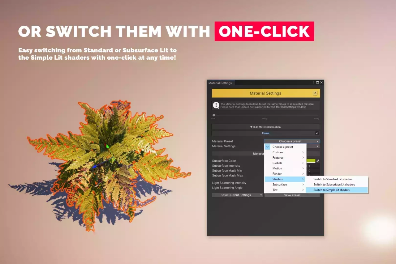 Screenshot #3 - The Vegetation Engine | Mobile Shaders Module