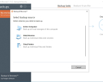 Screenshot #1 - Paragon Backup & Recovery