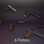 Screenshot #4 - Low Poly Weapons VOL.2