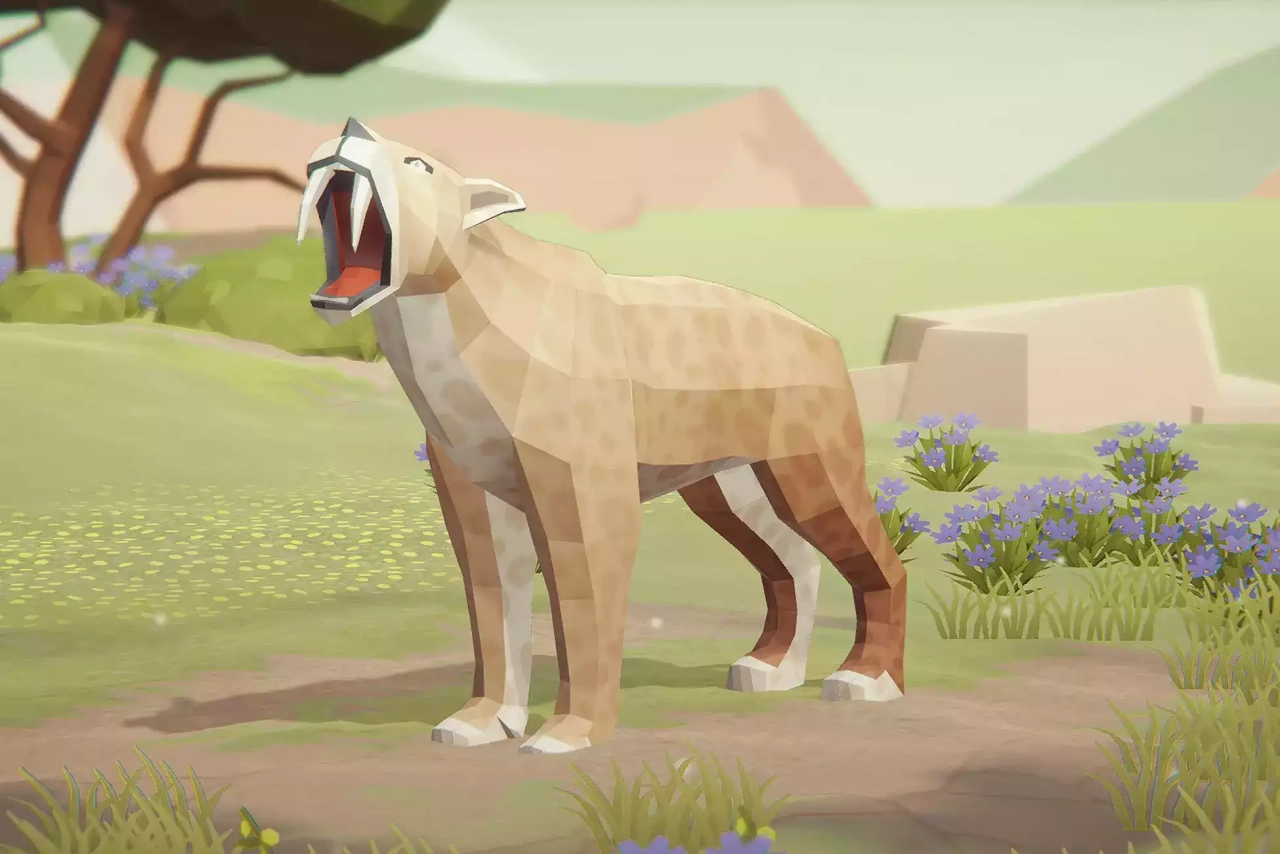 Screenshot #2 - Low Poly Animated Prehistoric Animals