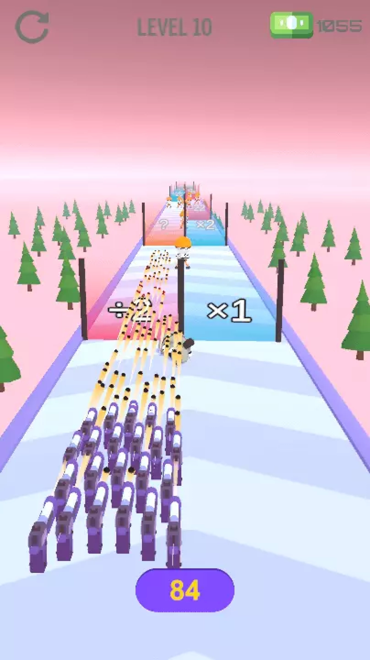 Screenshot #4 - Weapon Fest – Hyper Casual Gate Runner (Unity Project 2019.4.3)