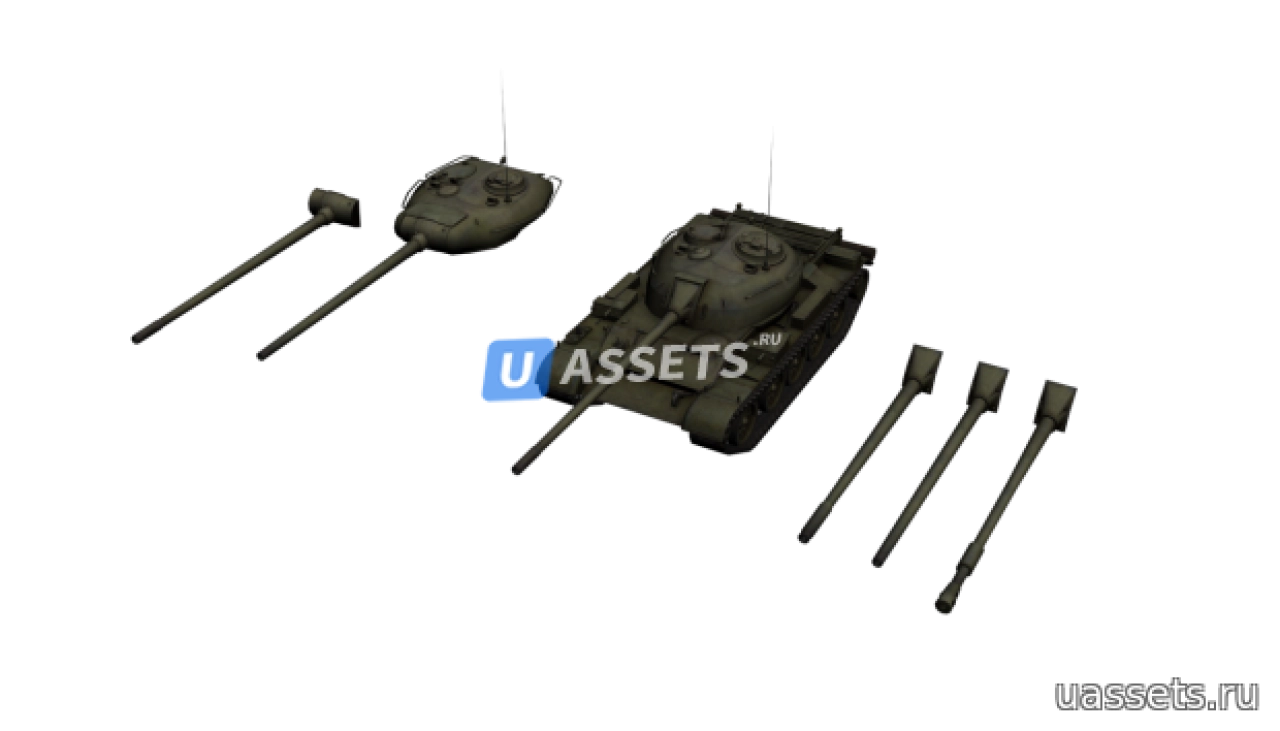 Screenshot #4 - Т-54  - 3D модель советского танка